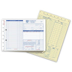 654 Garage Repair Orders Large with Side Stub and Carbons 11 x 8 1/2"