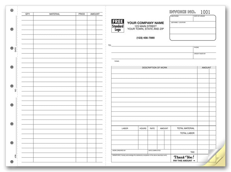 6545 Work Orders Side Stub...