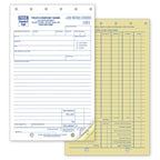 6558 Work Orders Job Carbonless Small Format 5 2/3 x 8 1/2"