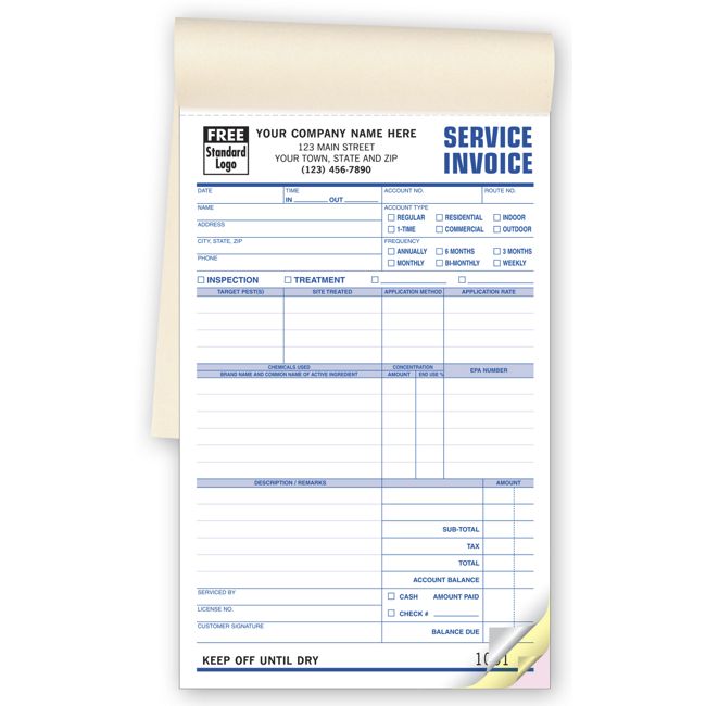 6576 Pest Control Service Invoices...