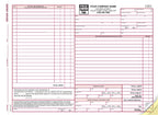 6583C Repair Orders California State with Small Terms Area 11 x 8 1/2"