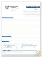6592 Cleaning Service Proposals 8 1/2 x 11"