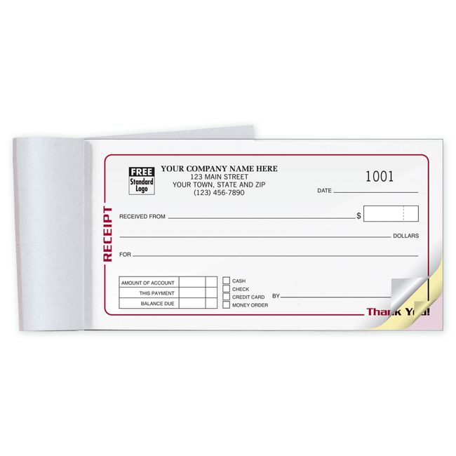 691 Receipts Classic Booked Pocket...