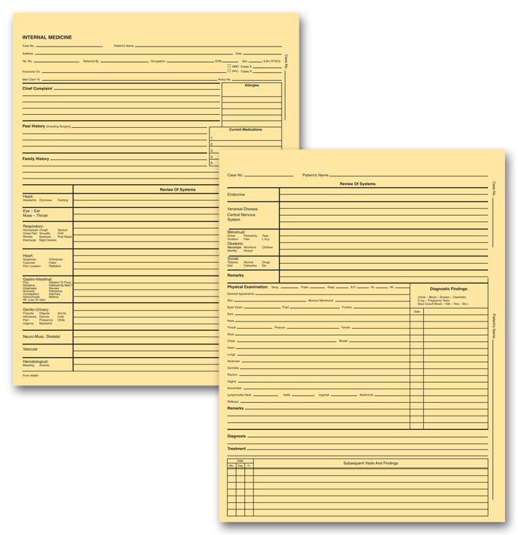 6961 Internal Medicine Exam Records...