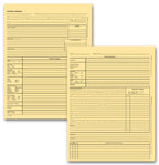 6961 Internal Medicine Exam Records 2 Page Letter Buff 8 1/4 x 10 3/4"