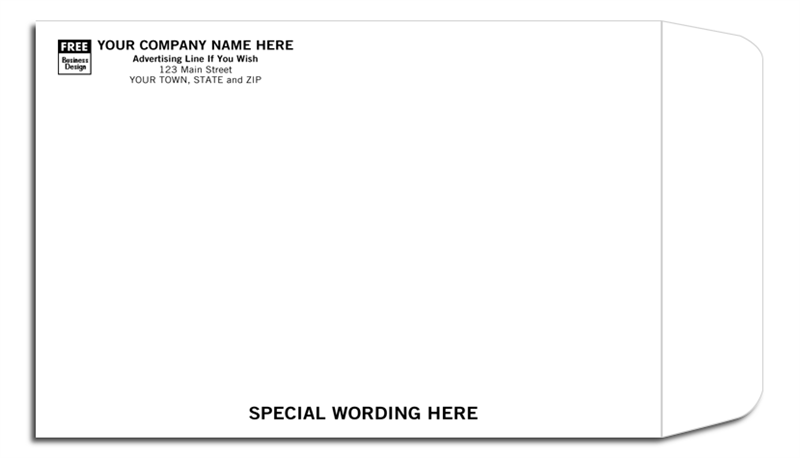 69EW Open End Mailing Envelope...