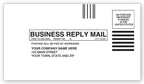 711 Small Business Reply Envelope 6 1/4 x 3 1/2"