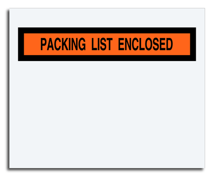 732 Packing List Envelope with...