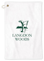 765060 White Golf Towels 16 x 25"