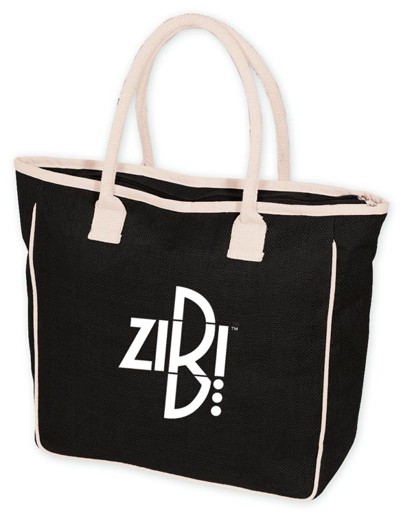 765739 Seville Jute/canvas Tote 19...