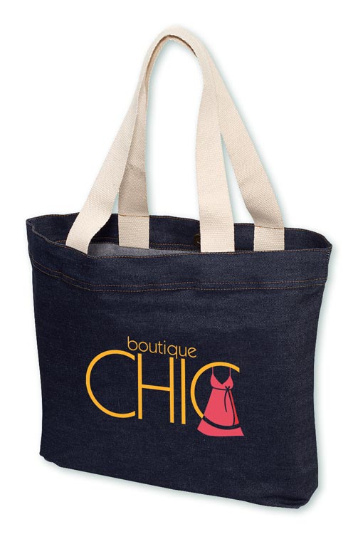765875 Denim Tote 13 1/2...