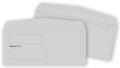 775 Double Window Envelope 8...
