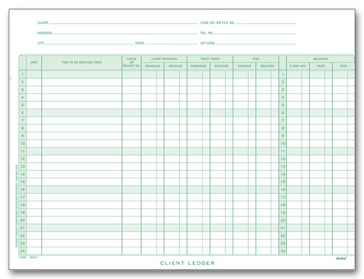 803L Legal Client Deckled Ledger...