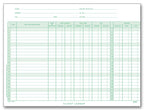 803L Legal Client Deckled Ledger 11 5/16 x 8 1/2"