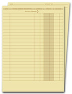 84 Ledger Folders 6 3/8 x 9 1/4"