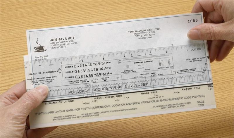 85094 MICR Gauge 8 3/4 x 3 1/2"