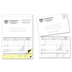 86 Sales Orders with Postcard and Carbons 5 2/3 x 8 1/8"