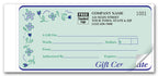865A Spring Bouquet Set Gift Certificate 7 5/8 x 3 1/2"