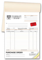 87 Purchase Orders Classic Design Booked 6 3/8 x 8 1/2"