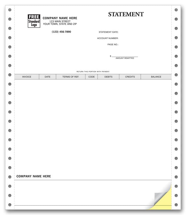 9064 Statements Continuous Classic 8...