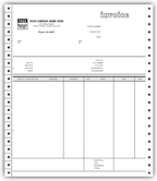 9088A Classic Continuous Invoice 8 1/2 x 11"
