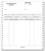 9129 Continuous Invoice 9 1/2 x 11"