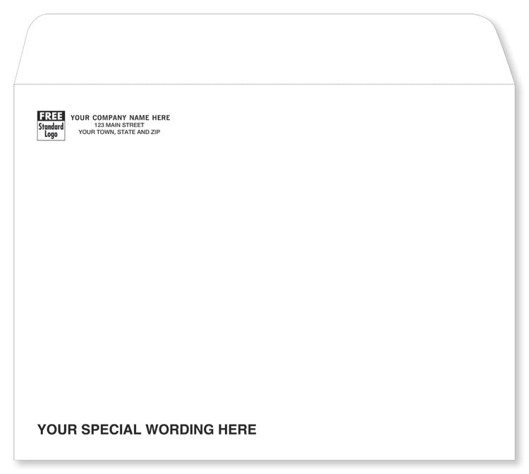 912SW White Mailing Envelope 9...