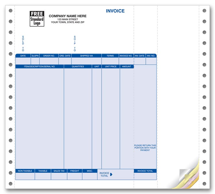 91496 Invoices Continuous Classic 8...