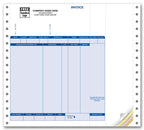 91496 Invoices Continuous Classic 8 1/2 x 8 1/2"