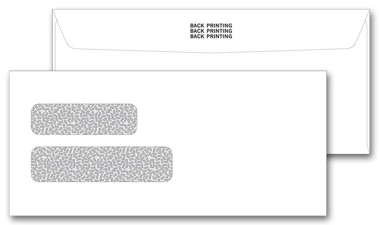 91501 Double Window Confidential Envelope...