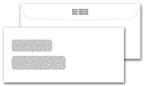 91501 Double Window Confidential Envelope 4 1/8 x 9"