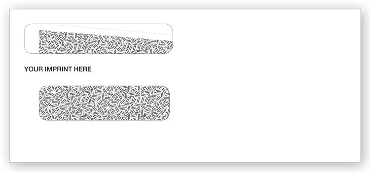 91552 Double Window Envelope 8...