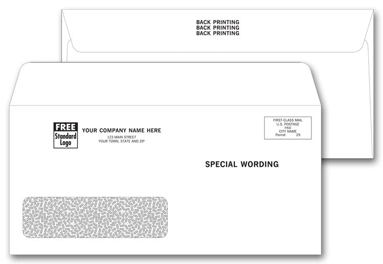 91556 Single Window Confidential Envelope...