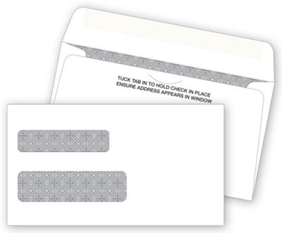 91567 Double Window Envelope 6...