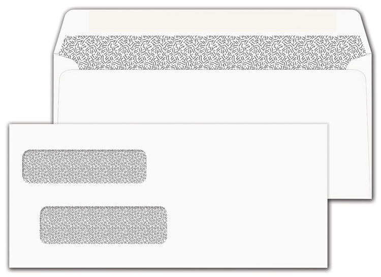 91585 Double Window Confidential Envelope...