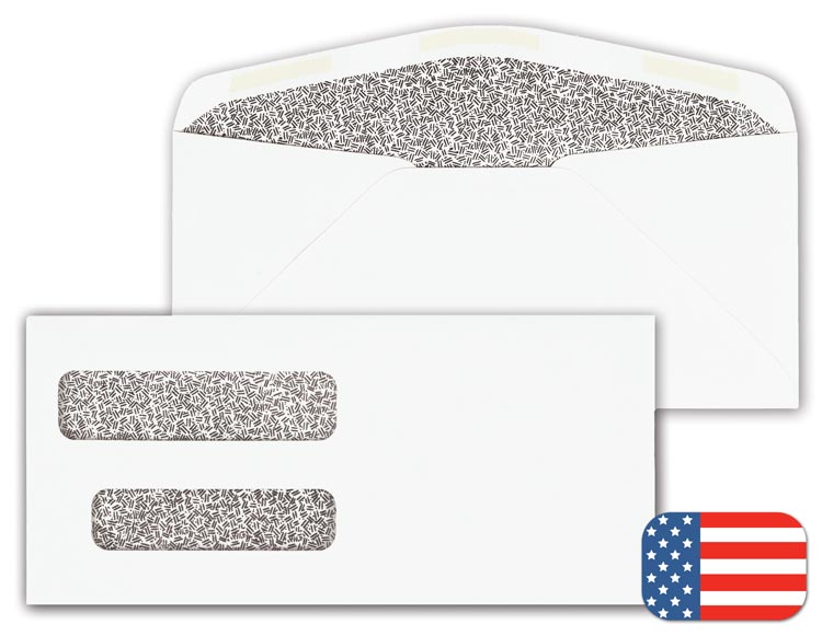 91700 Double Window Envelope 9...