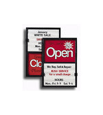 918 Open/Closed Sign Kit 14 x 20