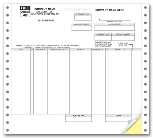 9191 Statements Continuous Classic 8 1/2 x 8 1/2"