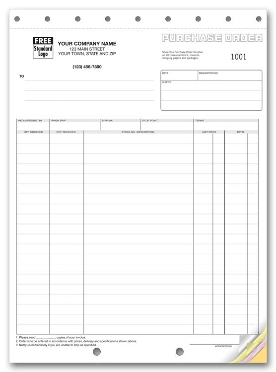 92 Purchase Orders Classic Design...