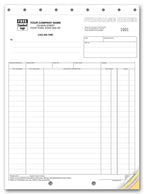 92 Purchase Orders Classic Design Large Format 8 1/2 x 11"
