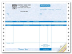 9206G Invoices Continuous Parchment 8 1/2 x 7"