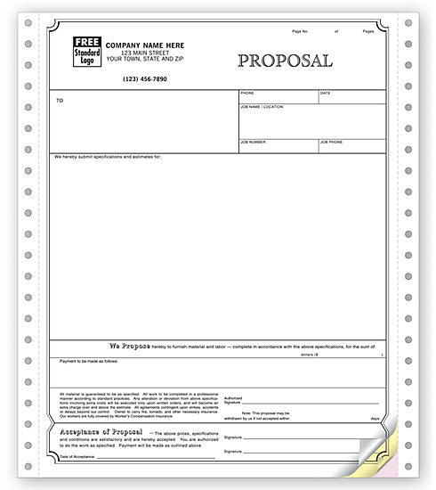 9250 Proposals Continuous Classic 8...