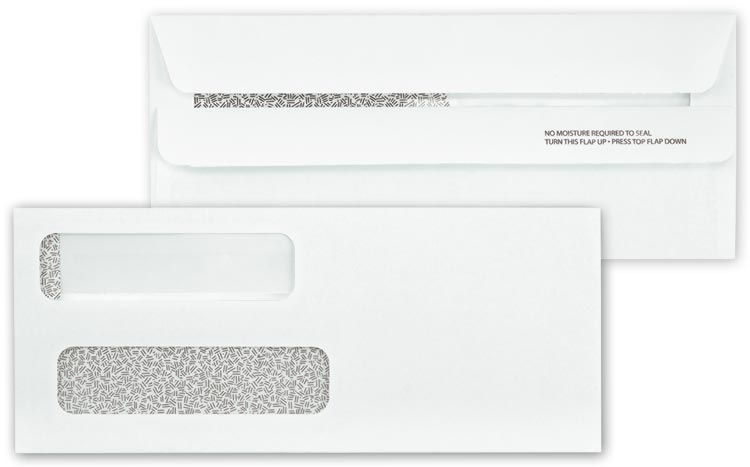 92500 Check Envelopes Double Window...