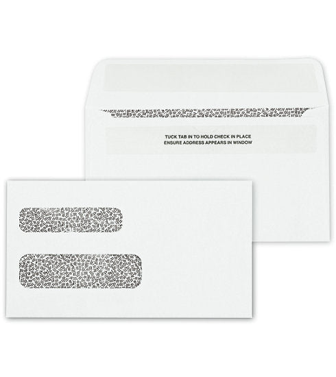 92567 Double Window Envelope Self...