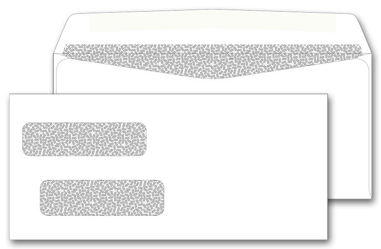 92585 Double Window Envelope Self...