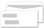 92585 Double Window Envelope Self Seal 4 1/8 x 9"