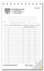 93 Classic Lined Statements with Ledger 5 2/3 x 8 1/2"