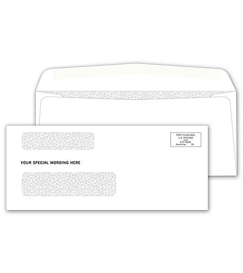 9380 Double Window Confidential Envelope...