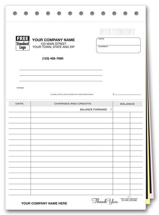 96 Classic Design Lined Statements...