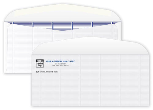 96309 Secure Blue Tint #9 Envelope 8 7/8 x 3 7/8"